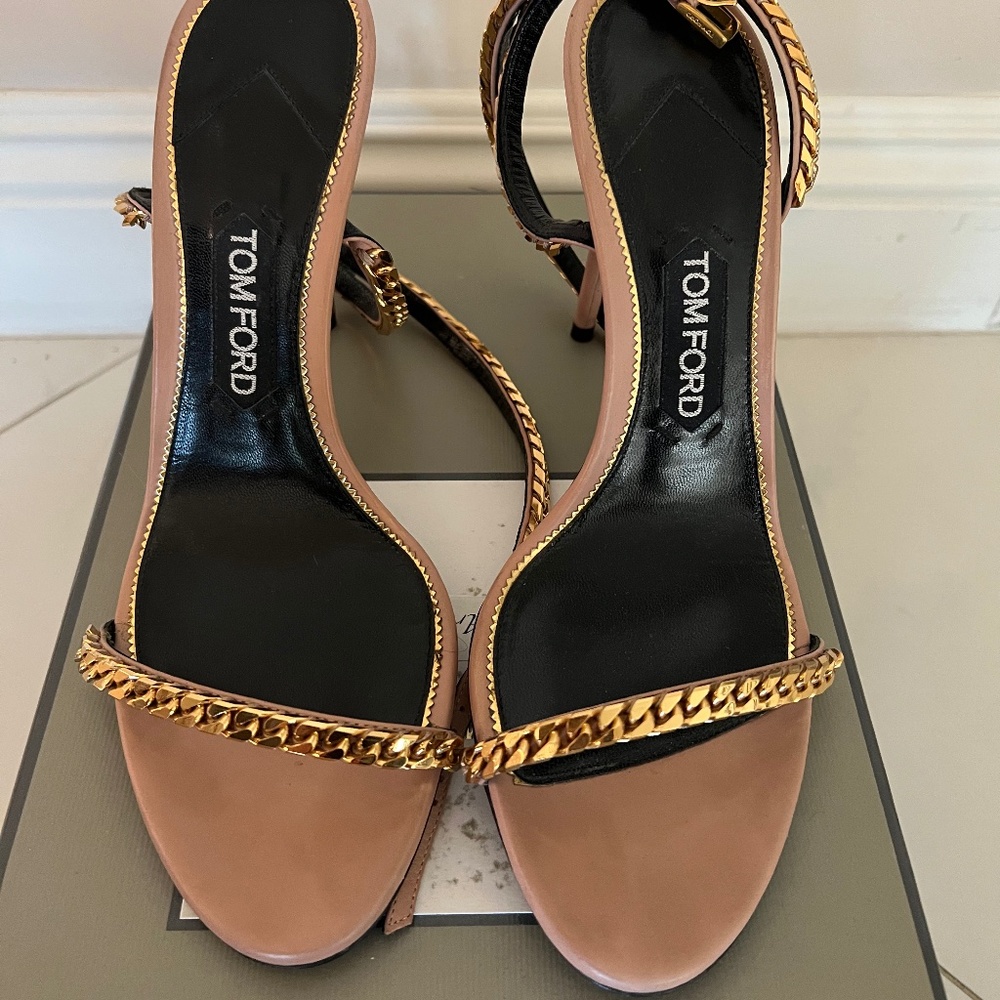 Tom Ford chain sandal 39.5